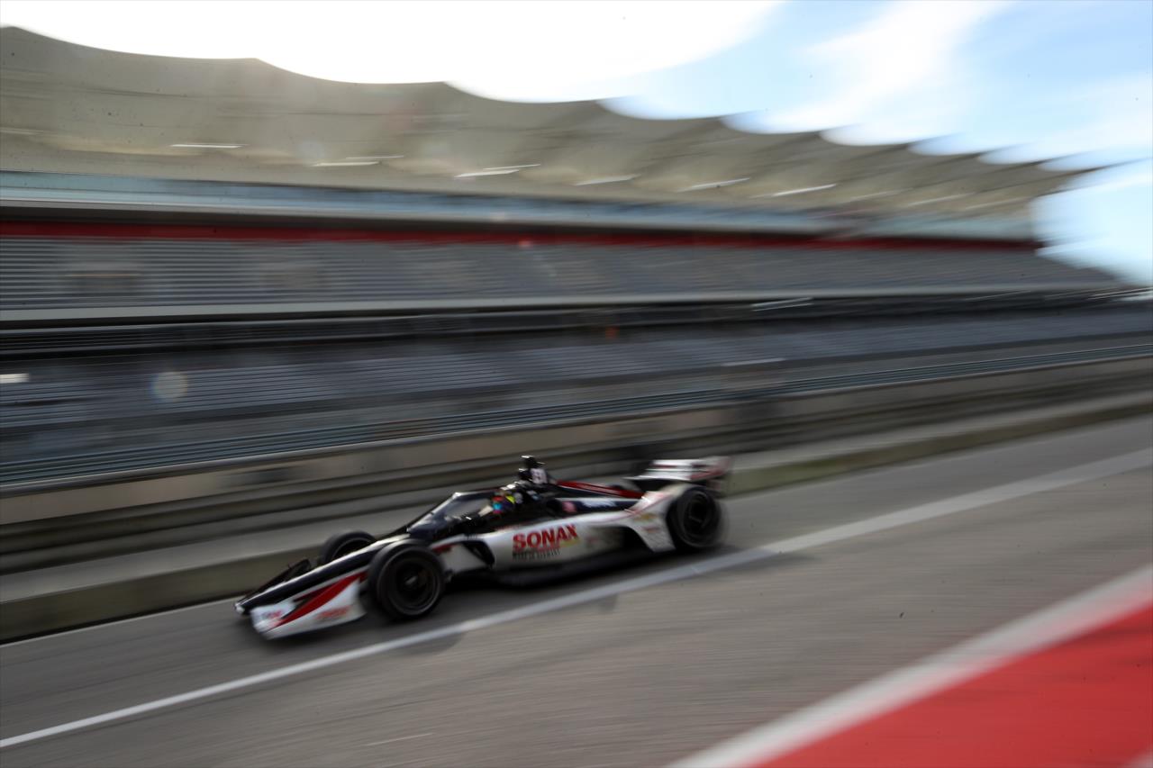 Rinus VeeKay during the Open Test at Circuit of The Americas in Austin, TX -- Photo by: Chris Graythen (Getty Images)